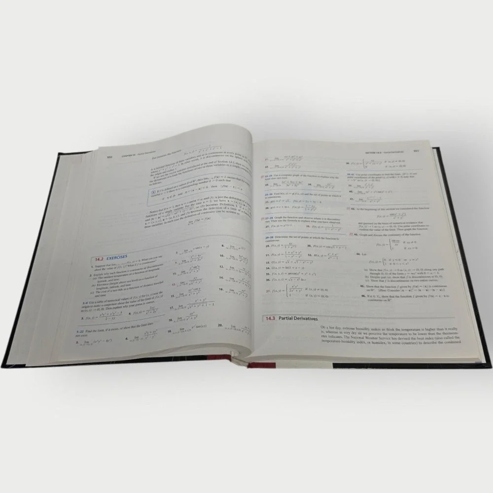Multivariable Calculus Hardcover BOOK James Stewart 8th Edition Textbook